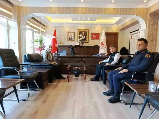 İl Jandarma Komutanı, İlçeyi Ziyaret Etti